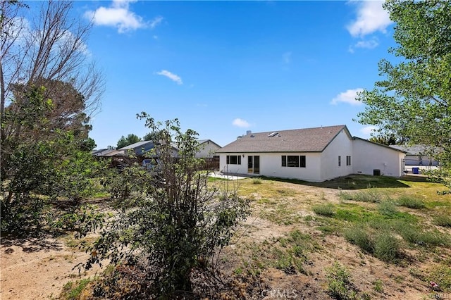 view of rear view of property