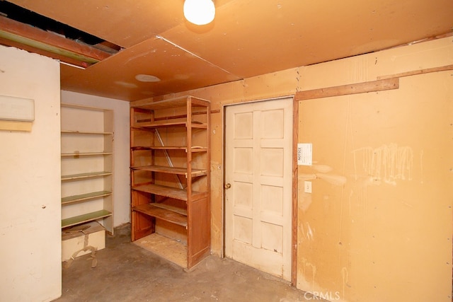 view of storage room