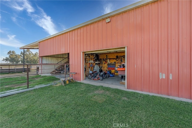 view of outbuilding