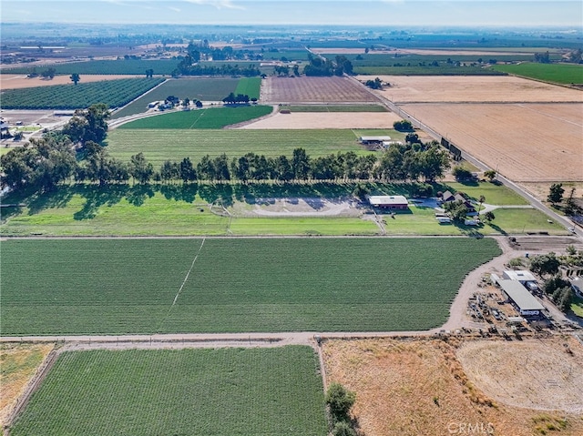 drone / aerial view with a rural view