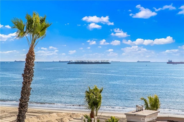 water view with a beach view