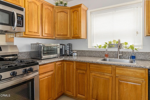 kitchen featuring sink and stainless steel appliances