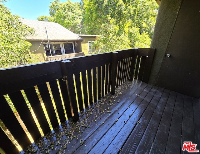 view of deck