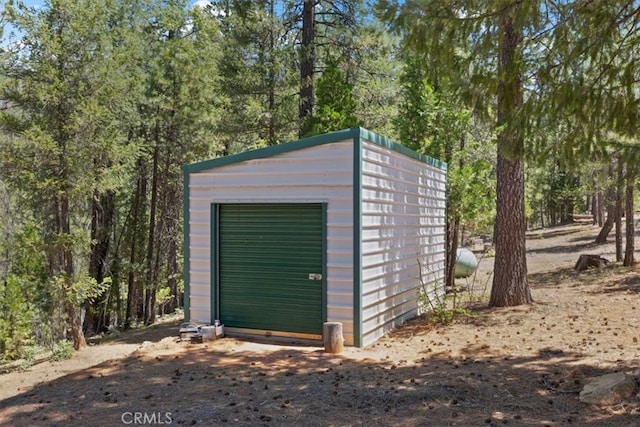 view of outdoor structure