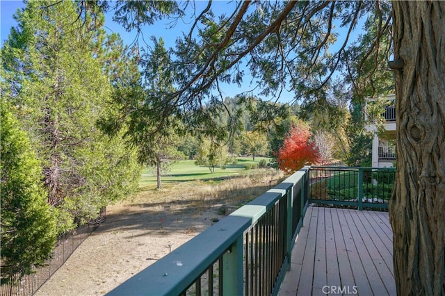 view of deck