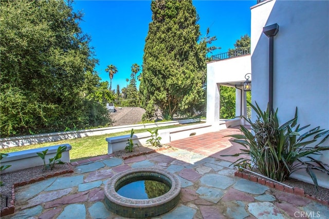 view of patio / terrace with a pergola