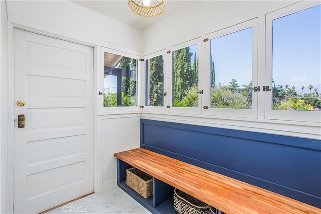 view of mudroom