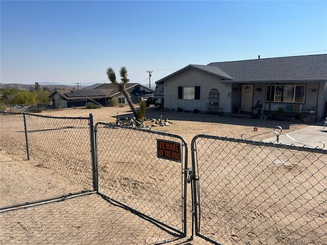 view of front of home