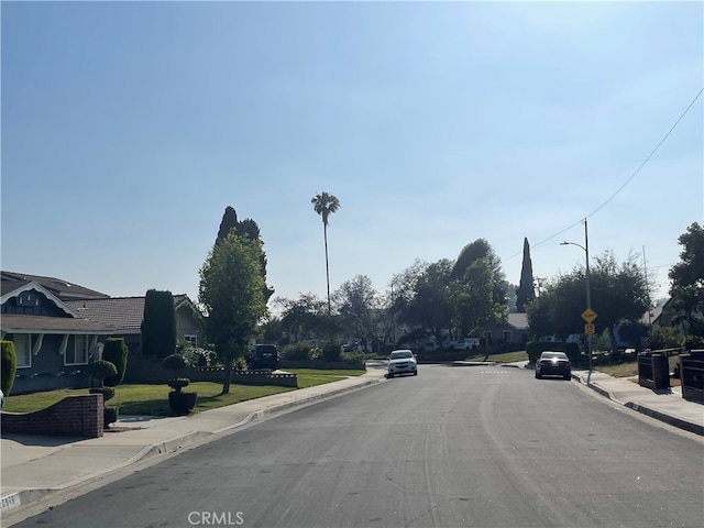 view of street