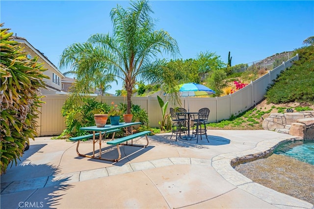 view of patio