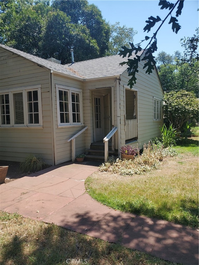 view of front of home