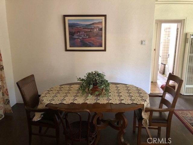 view of dining area