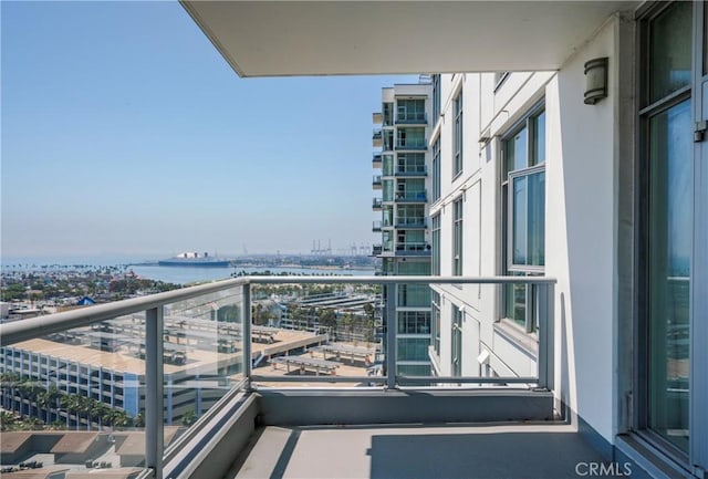 400 W Ocean Blvd Unit 1601, Long Beach, CA 90802 - balcony featuring a water view and a city view
