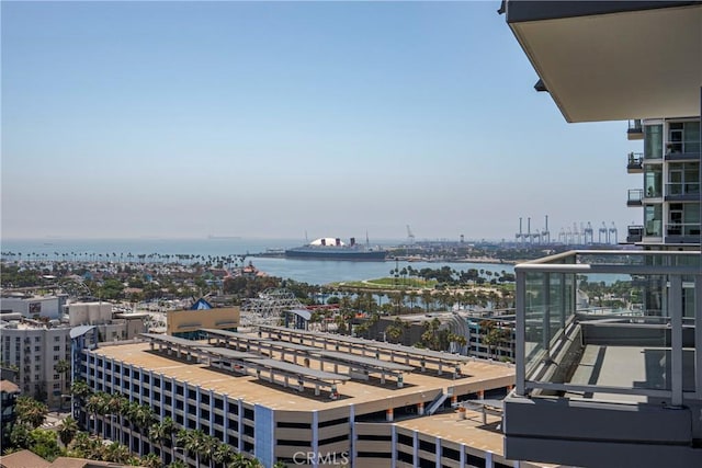 city view featuring a water view
