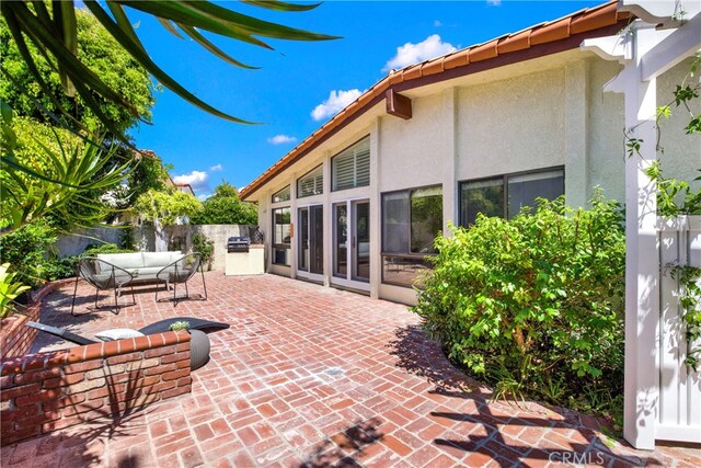 32701 Via Palacio, Rancho Palos Verdes, CA 90275 - view of patio / terrace with outdoor lounge area