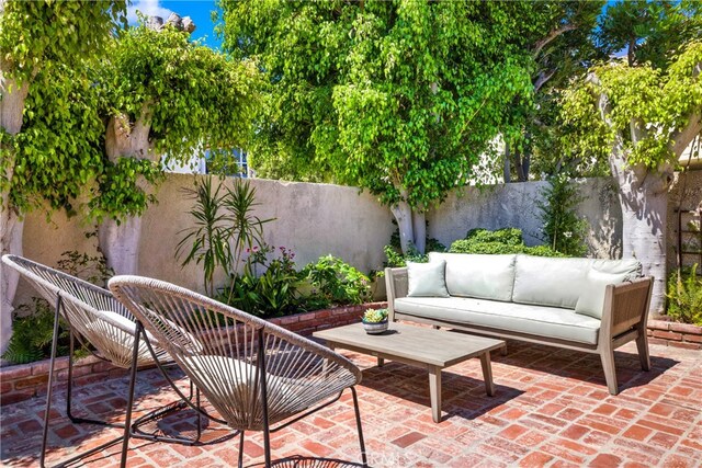 view of patio / terrace with outdoor lounge area