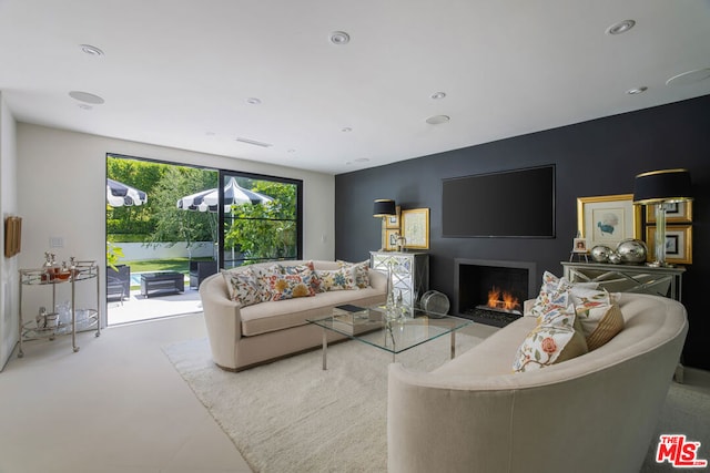 view of living room