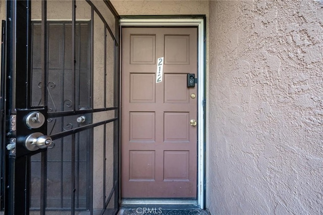 view of entrance to property