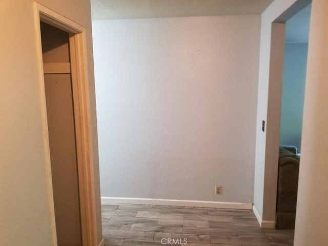 interior space featuring dark hardwood / wood-style flooring