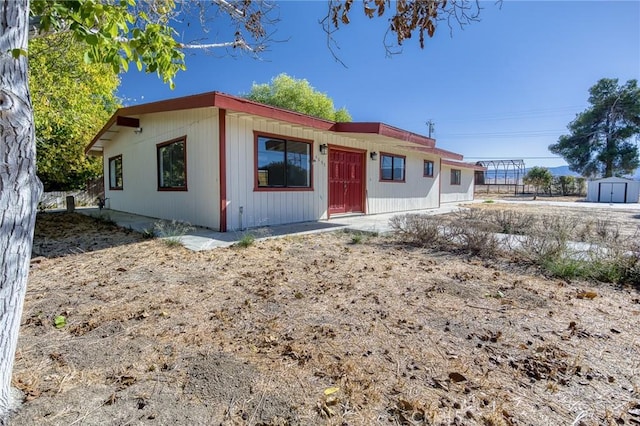 view of ranch-style house