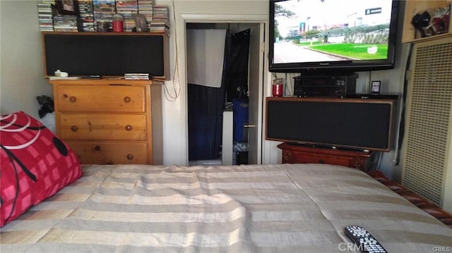 bedroom with a closet