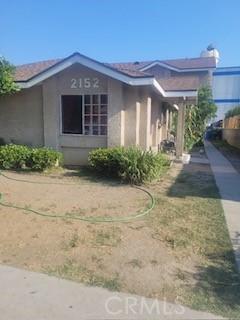 view of property exterior featuring stucco siding