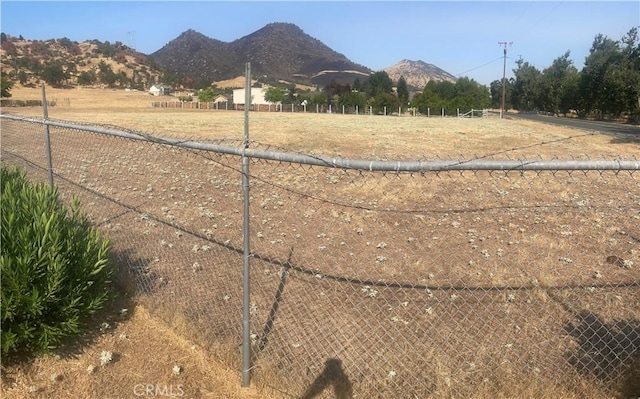 6009 Elwood Rd, Sanger, CA 93657 - view of yard featuring a mountain view and a rural view