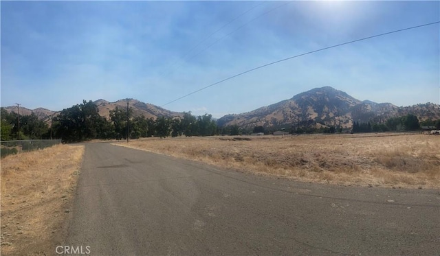 6009 Elwood Rd, Sanger, CA 93657 - view of asphalt street with a mountain view and a view of rural / pastoral area