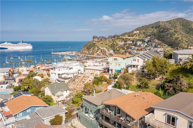310 Whittley Ave Unit A, Avalon, CA 90704 - bird's eye view with a water view