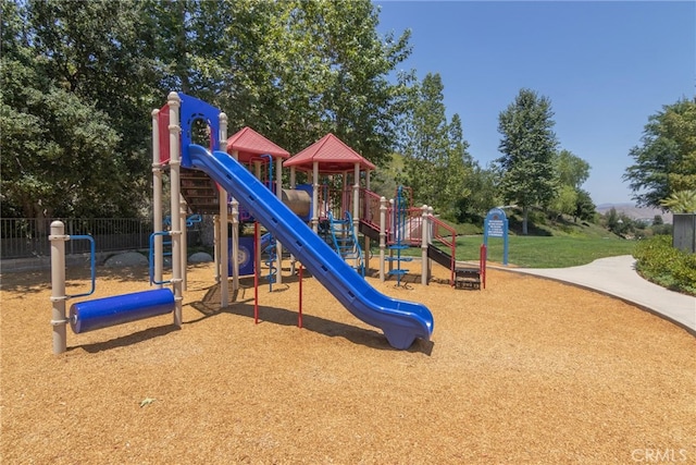 view of jungle gym