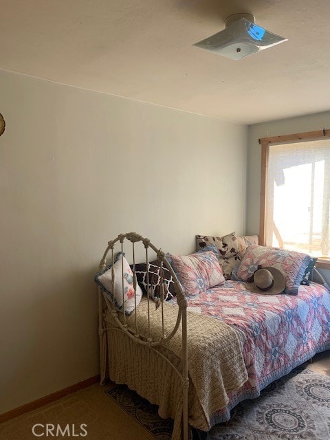 bedroom with carpet flooring