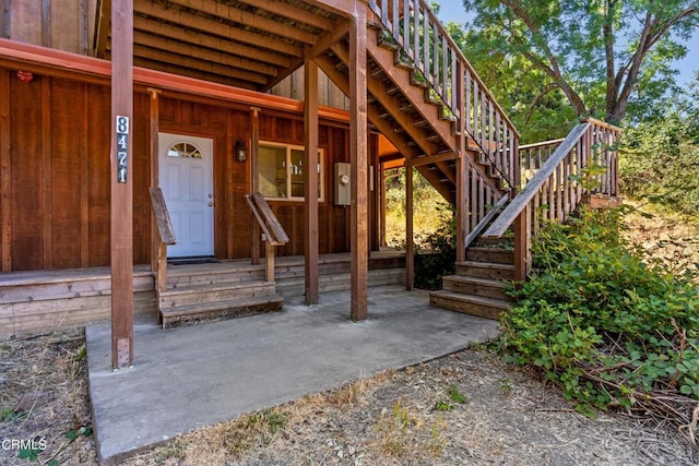 view of entrance to property