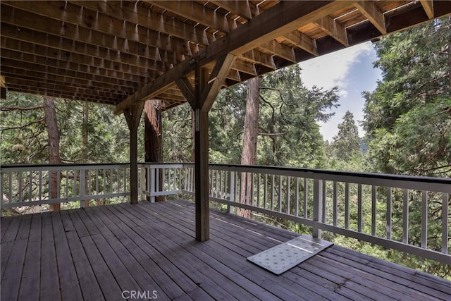 24048 Altdorf Dr, Crestline, CA 92325 - view of deck