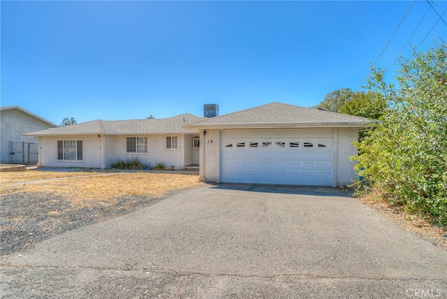 ranch-style house with a garage