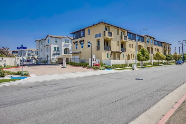 exterior space with a balcony