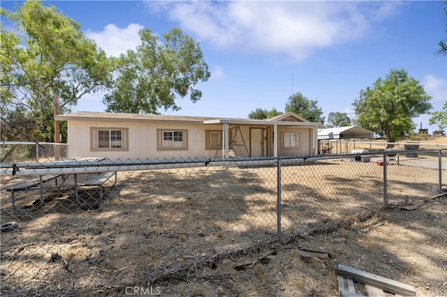 view of ranch-style house