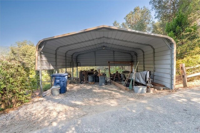 39309 Forest Park Ln, Oakhurst, CA 93644 - view of parking / parking lot with a carport