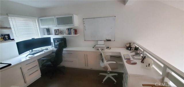 view of office area