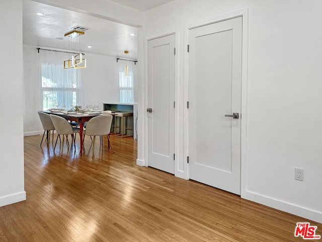 dining room featuring hardwood / wood-style flooring