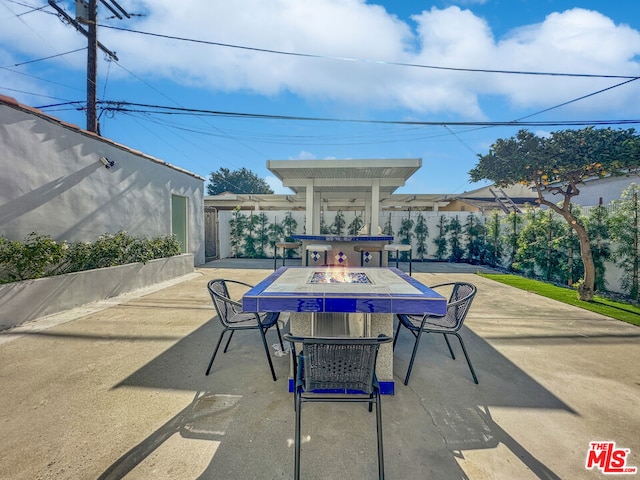 view of patio