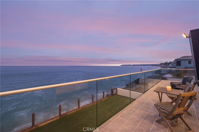 35651 Beach Rd, Dana Point, CA 92624 - balcony featuring a water view