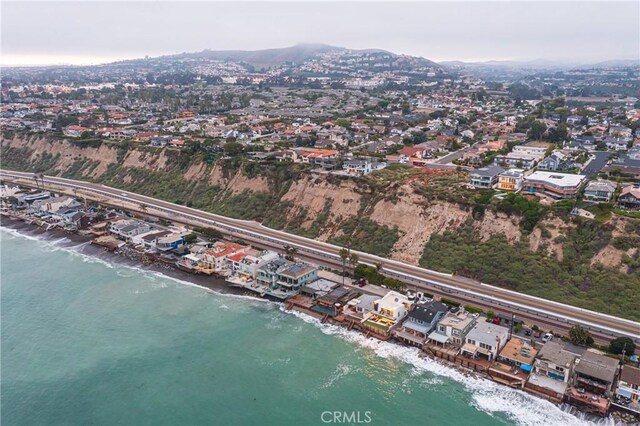 35651 Beach Rd, Dana Point, CA 92624 - aerial view of property and surrounding area with a water and mountain view and nearby suburban area