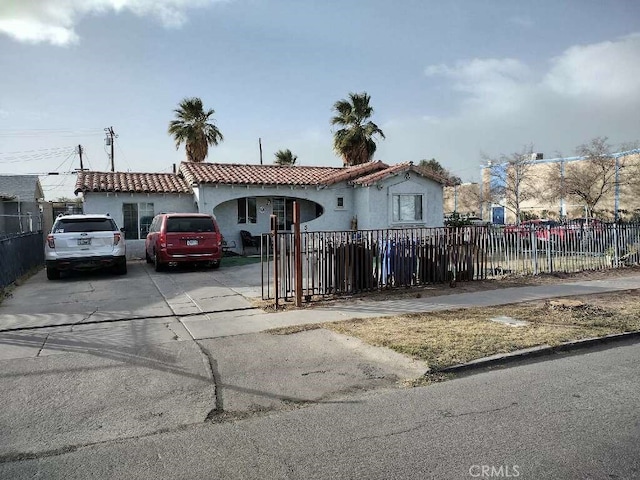 view of mediterranean / spanish house