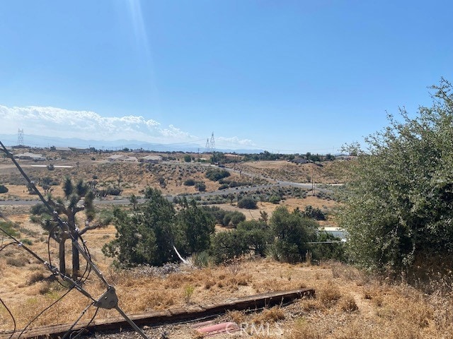 mountain view with a rural view