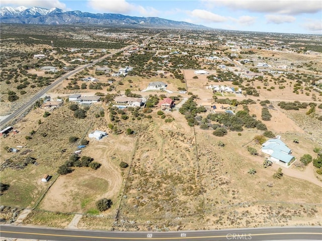 8187 Anaconda Ave, Oak Hills, CA 92344 - birds eye view of property with a mountain view