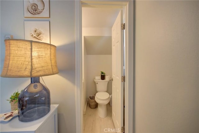 2650 Main St Unit 7, Cambria, CA 93428 - bathroom with toilet and wood finished floors