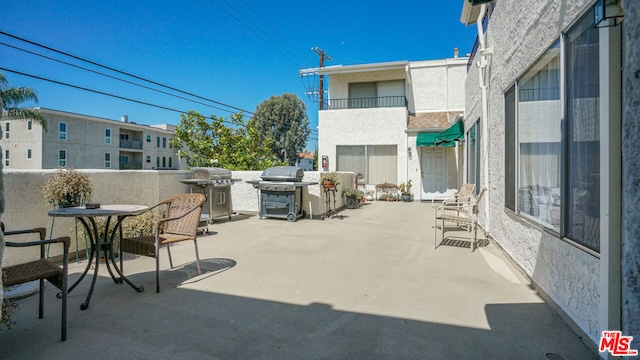 view of patio / terrace with grilling area