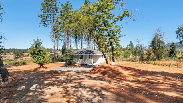 view of yard featuring a porch