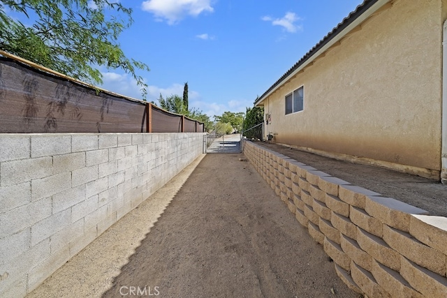 view of side of property