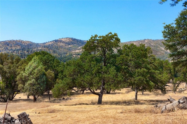 property view of mountains featuring a rural view